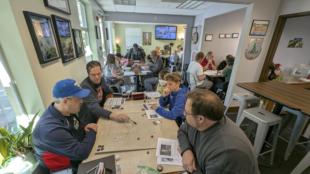 People playing table-top role-playing games.